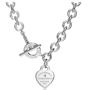 Tiffany & Co Heart Tag Necklace